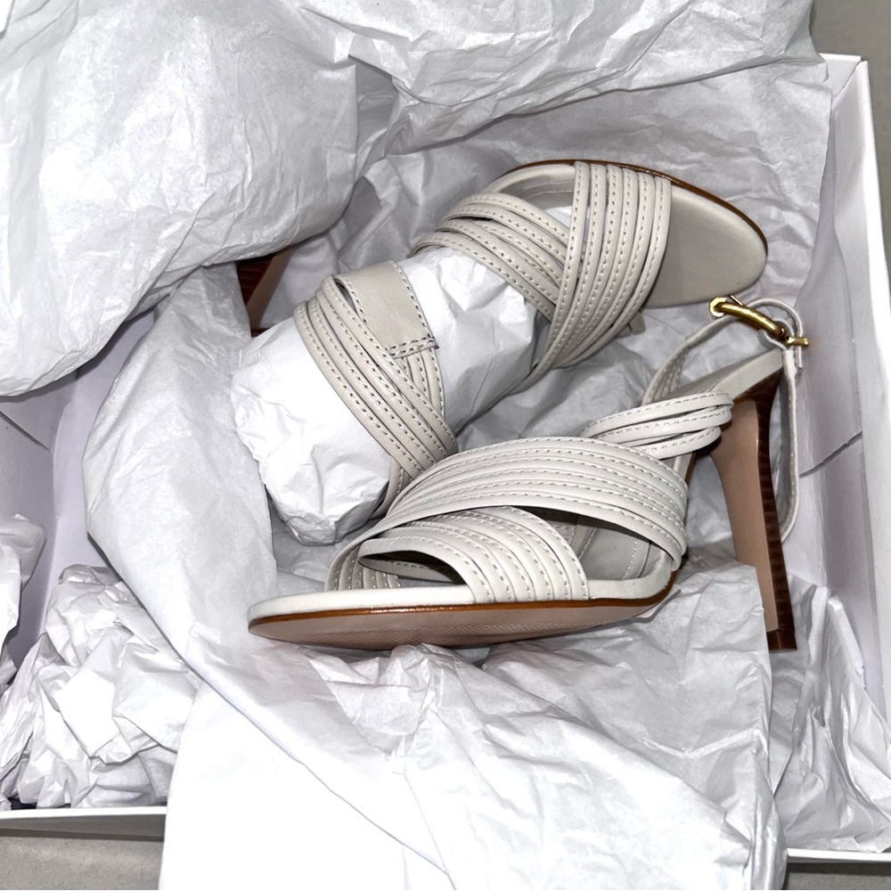 SCHUTZ Marcela top calf Pearl Heels - Picture 9 of 9